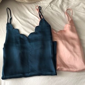 Scalloped Tank Duo
